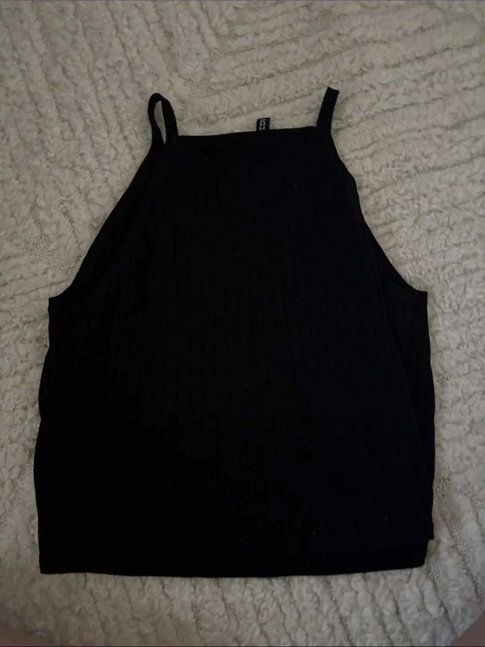 H&M Black Ribbed Tank Top - Picture 3 of 3